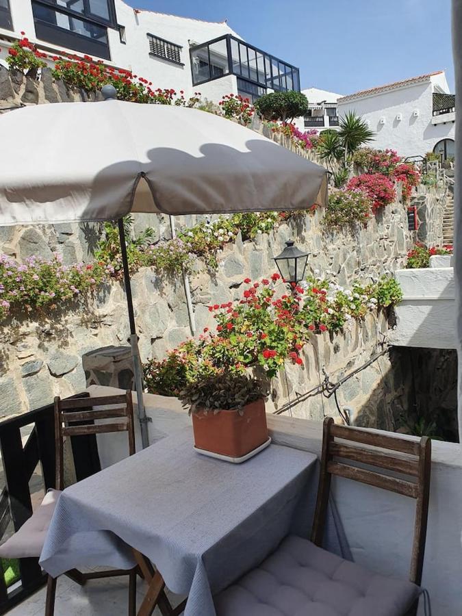 Very Romantic Seaview Apartment Patalavaca Mogan With Warm Pool المظهر الخارجي الصورة